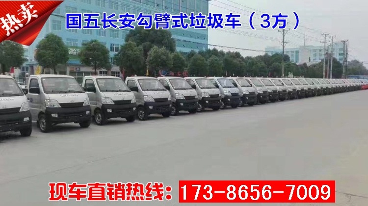 勾臂垃圾车 小型勾臂垃圾车 3方勾臂垃圾车示例图5