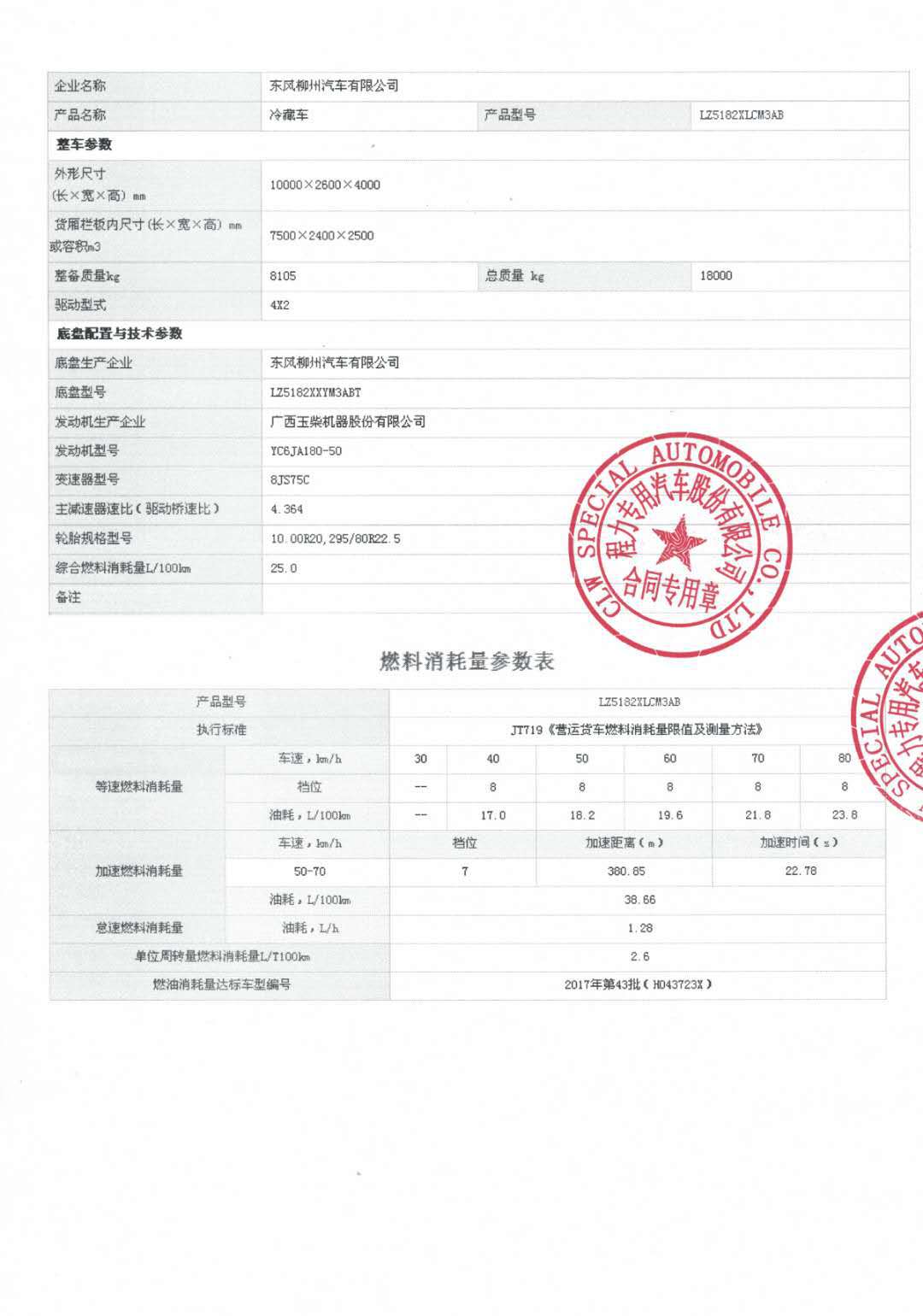 7.6米冷藏车 柳汽乘龙7.6米冷藏车示例图17