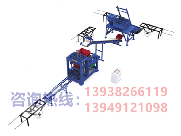 简易制砖生产线