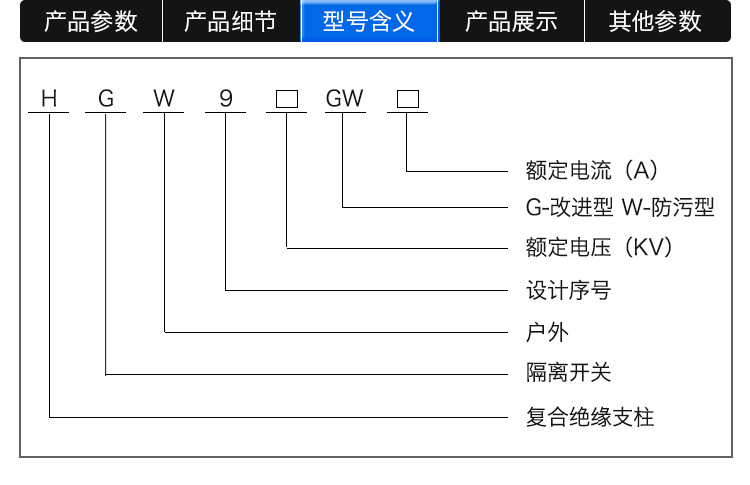 华册电气 HGW9-10-12G/630A 户外 高压隔离开关 12kv刀闸 单级高压隔离开关 HGW9隔离开关 直销示例图5