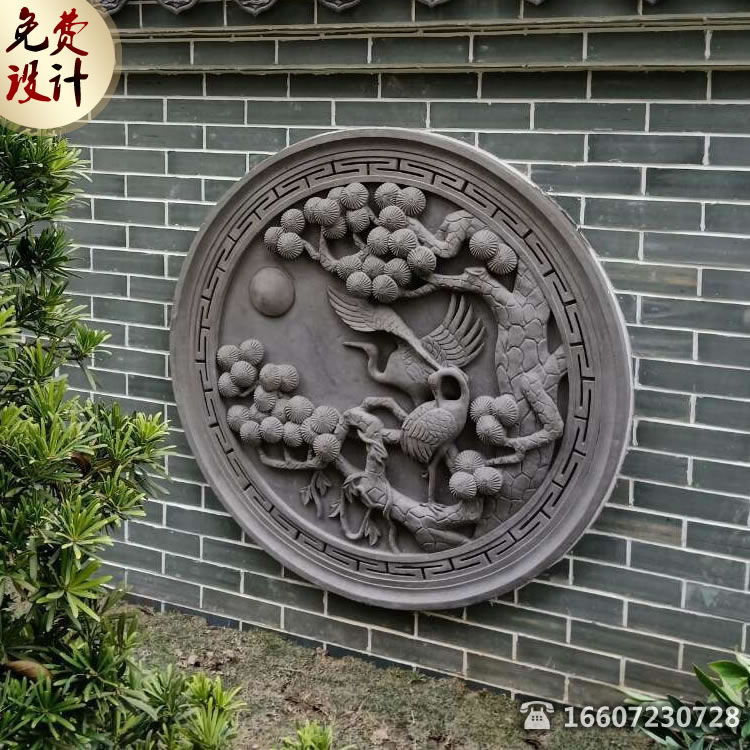 照壁墙画户外影壁墙砖雕庭院福字砖雕龙照壁墙画砖雕厂家影壁