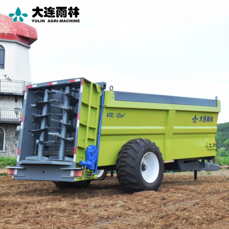 大连雨林供应鸡粪撒粪车 有机肥撒肥机 撒肥料的价格